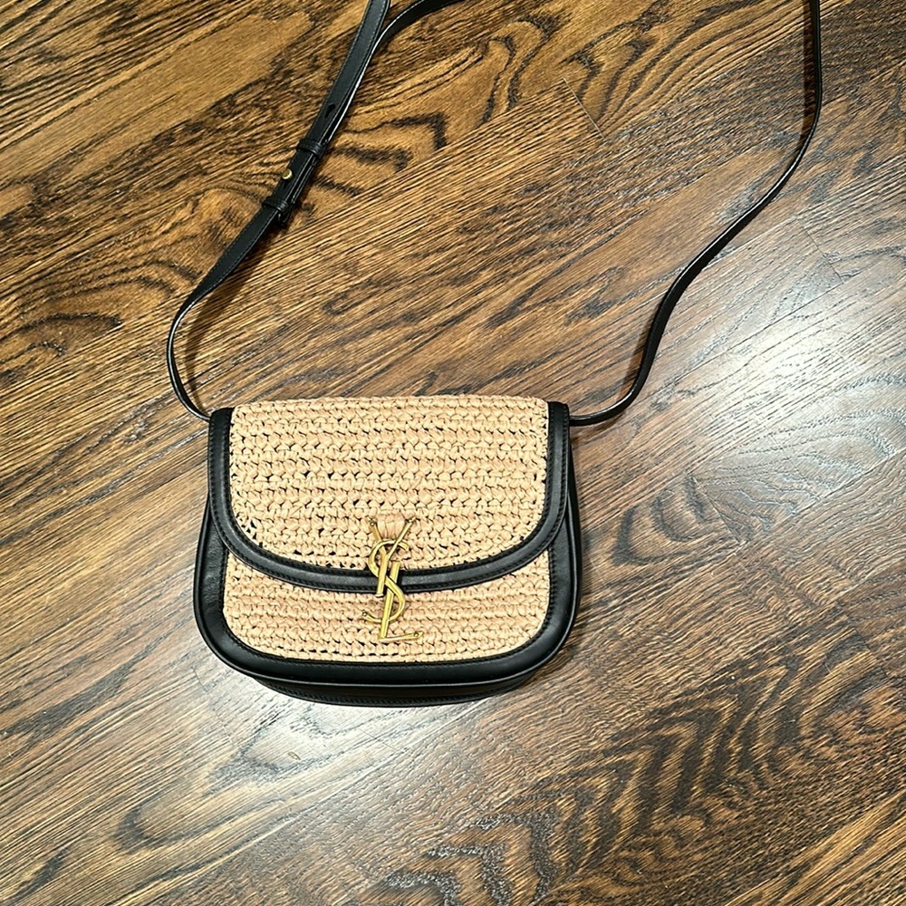 Ysl cross body 9 1/2 by 8